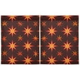 thumbnail image 2 of Stars Light Kitchen Curtains Half Tier Curtain 2 Rod Pockets Bathroom Bedroom Cupborad Living Room 27"x36", 2 of 8
