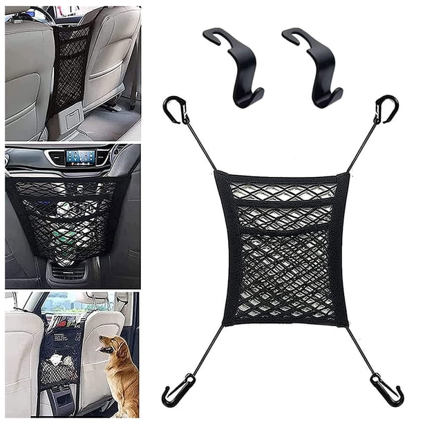 Red divisora de malla para coche accesorio de barrera elástica para Ehuebsd mascotas bolsa de comestibles accesorios personales