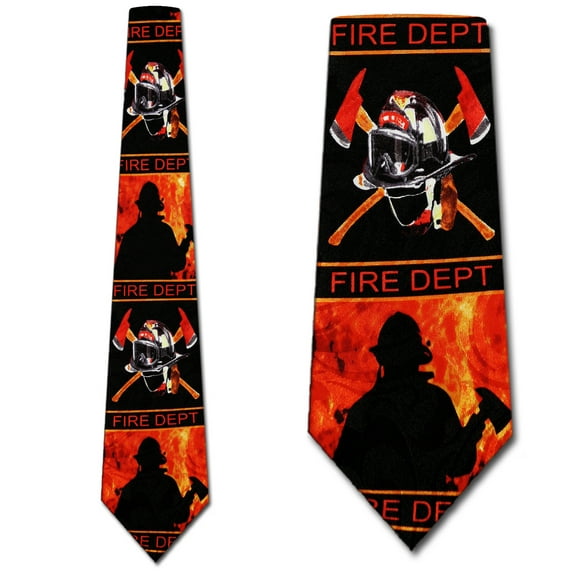 Fire Department Necktie Mens Tie by Steven Harris