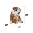 thumbnail image 5 of STATUE de Chiot BULLDOG Endormi Assis, 5 of 5