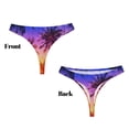 thumbnail image 3 of Balery Palm Trees at Sunset Tangas de Algodón para Mujer con Estampado – Ropa Interior Sexy, Transpirable, G-string-XX-Large, 3 of 6