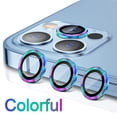 thumbnail image 1 of Cristal de protección de lente de cámara para iPhone 14 13 12 11 Pro Max lente anillo de Metal Protector en iPhone 12 13 Mini 14Plus 14Pro Max película Dengxun unisex, 1 of 2