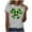Gray3, variant on biudgviw St Patricks Day Women Short Sleeve Crewneck T-Shirt Fashion Casual Printed Graphic Tee Tops Festival Outfits