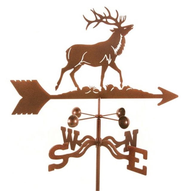 EZ Vane EZ1310-GR Elk Weathervane with Garden Mount