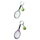 thumbnail image 1 of 2pcs Creativo Llavero Pelota de Tenis, 1 of 9