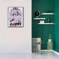 thumbnail image 5 of Epic Graffiti 'Bird Cage' by Artpoptart, Canvas Wall Art, 26"x34", 5 of 8