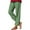 1-Green, variant on Beach Pants for Women Wide Leg New Womens Straight Leg Pants Elastic Drawstring Casual Trousers with Pockets Summer Beach Loose Lounge Pant Green XL