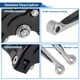 thumbnail image 4 of Palancas de freno y embrague cortas largas para Yamaha TMAX560 2019-2020, palanca de freno ajustable de motocicleta, aleación de aluminio, mango negro con extremo plateado, 4 of 6