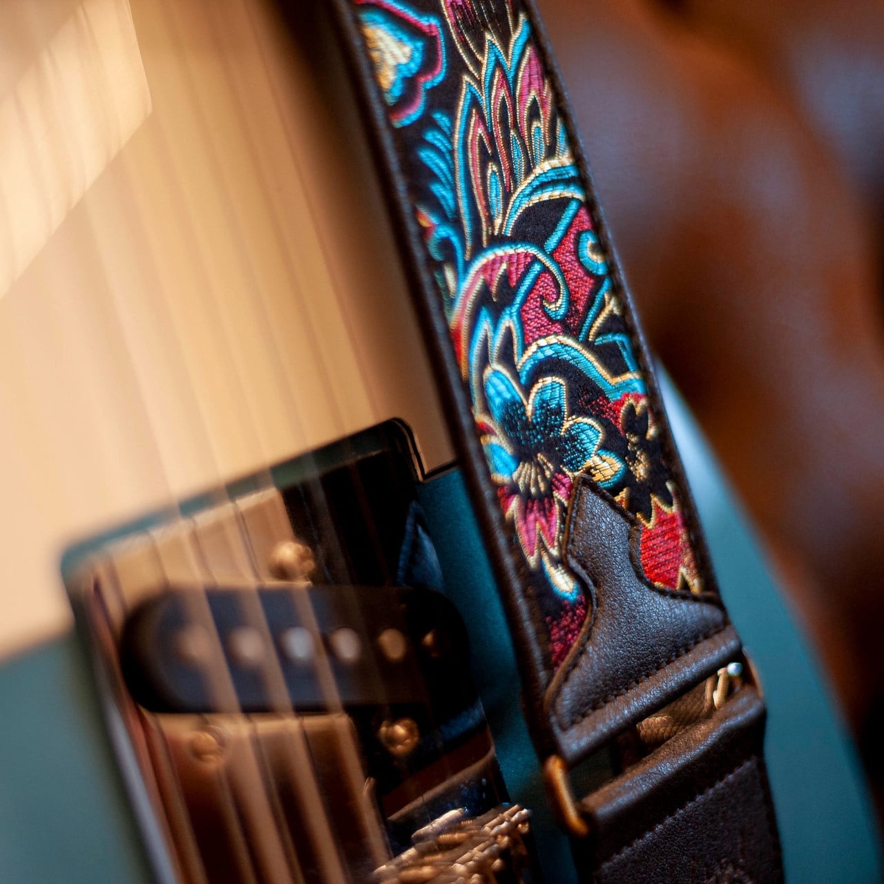 RightOn! Straps Beppu II Guitar Strap – Japanese Inspired Design