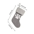 thumbnail image 5 of christmas decorations Christmas mini Christmas socks, cute dog-paw knives and forks, holiday decoration pendants, tree pendants, 5 of 5