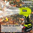 thumbnail image 5 of Longqi Turbo Jet Blower,Leaf Blower, Violent Turbo Fan, Brushless Pure Copper Motor,Car Drying After Wash, Handheld Snow Blower,Cordless Turbo Power Air Duster, 5 of 8