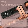 thumbnail image 6 of 29" Large Checked Luggage Hardside Expandable Suitcase with Spinner Wheels & TSA Lock, Lightweight Rolling Luggage for Travel,Rose Gold, WD8810, 6 of 8