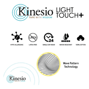 Kinesio Tex Gold Light Touch Kinesiology Tape: 2 in. x 16.5 ft. (Pastel Yellow)