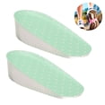 thumbnail image 2 of 1 par de plantillas para aumentar la altura, inserciones para levantar el talón de inserciones de cojín para el talón, almohadilla de masaje interior invisible para el talón para mujeres (1,5 cm/2,5, 2 of 8