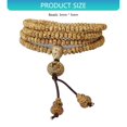 thumbnail image 5 of 7829 Minimalist Bodhi Cores Multi Strand Bracelet For Men Women Smooth Wood Beads Everyday Casual Zen Inspired Accessory, 5 of 12