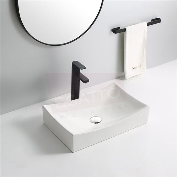 Kit Vela Esatto Paquete DE Lavabo con Llave y Desagües Listo PARA Instalar