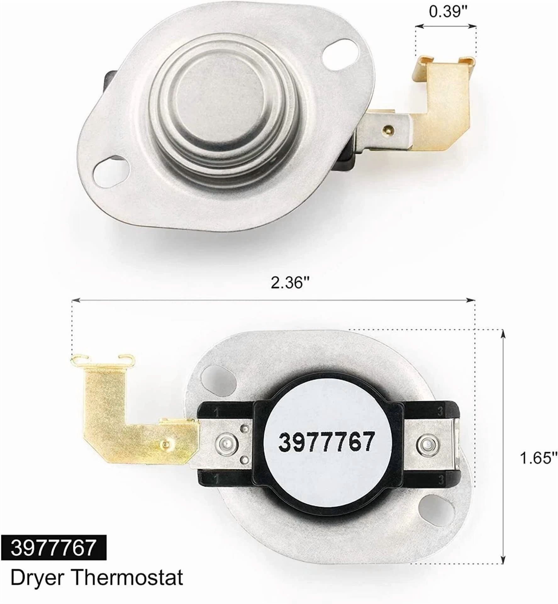 3 Pack 3977767 Dryer High Limit Thermostat For Wp3977767 Ap6009043 Ps11742185