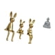 thumbnail image 5 of Figura decorativa de mono sentado, adorno en miniatura, escultura de Buda de cerámica arenisca, ideal para la decoración del hogar, la oficina o, 5 of 8