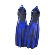 Seac Propulsion S - Open Heel Scuba Diving Fins with Sling Strap- Made in Italy M/L BLUE