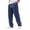 A7-Dark Blue, variant on Havenx Casual Jeans for Men Elastic Waist Drawstring Denim Pants with Pockets Wide Leg Trousers Comfortable Fashion Casual Summer Streetwear,Black XL