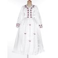 thumbnail image 3 of Jizyo Robe Maxi Abayas Musulmanes pour Filles, une Pièce, Manches Longues, Robe de Prière Islamique, Robe de Caftan Arabe Blanche 120/5 Ans, 3 of 7