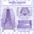 thumbnail image 4 of Mochila Escolar Viaje Bolsa Laptop 15.6inch Para Niños  Malubero, Violeta, 4 of 5
