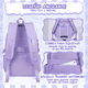 thumbnail image 4 of Mochila Escolar Viaje Bolsa Laptop 15.6inch Para Niños  Malubero, Violeta, 4 of 5