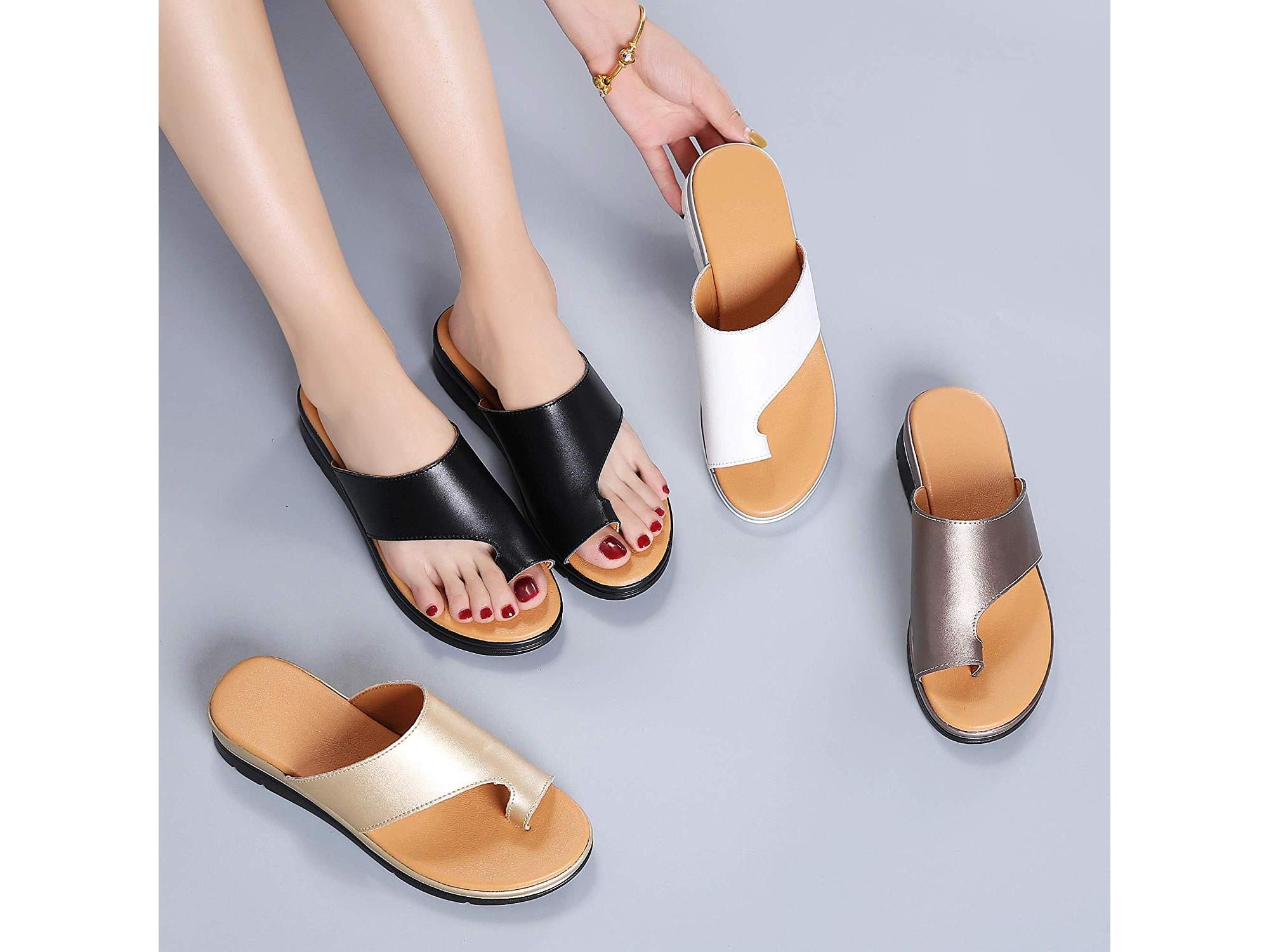 womens comfy sandals for bunions