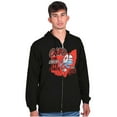 thumbnail image 5 of Ohio Buckeye State Athlete Fan Smurfs Zip Up Hoodie Men's Women's Brisco Brands M, 5 of 6