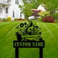 thumbnail image 2 of Handmadetneonsign Squirrel Metal With Stake, Squirrel Metal Name Sign Stake, Animal Metal Stake Decor, 2 of 5