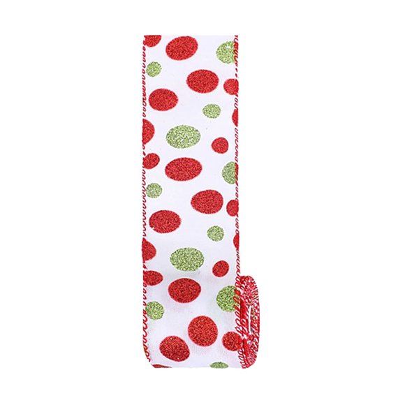 TIELUTT Christmas Silk Ribbon 6.3cm Polka Dot Swirl Fabric Ribbon Event Horizon 4k Party Dress for Women Party Flags on A String Outdoor Long Party Dress for Women Party for Kids 8-12 Goodie Bags