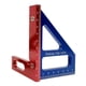 thumbnail image 2 of Regla de 45/90 grados, escuadra triangular, escuadra de carpintería, escuadra multiángulo rojo azul, 2 of 9