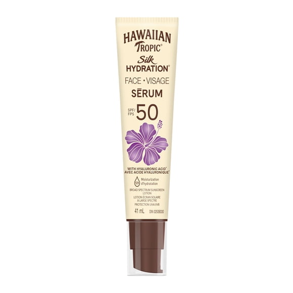 Écran solaire en sérum pour le visage Silk Hydration à FPS 50 de Hawaiian Tropic, 41 mL