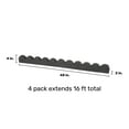 thumbnail image 3 of GroundSmart SmartLoc Scallop Landscape Edging, 4' Gray Rubber Garden Edging Border, 4 pack, 3 of 11