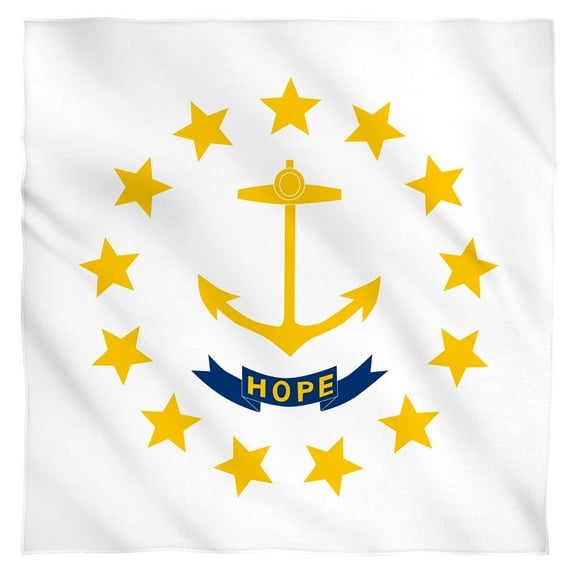 - Rhode Island Flag - Bandana - 22" x 22"