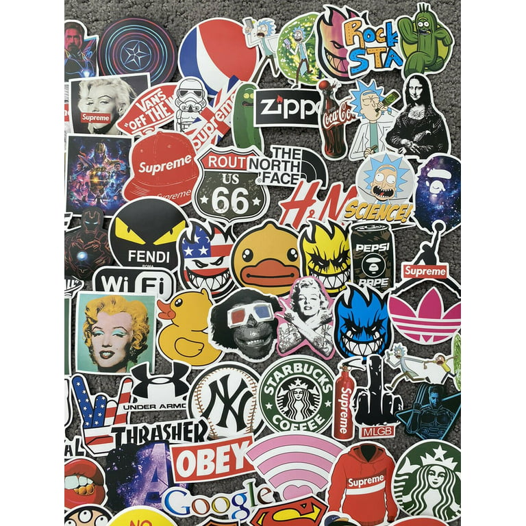 100 Pcs Stickers Kpop BTS EXO Laptop Luggage Phone Car Skateboard Bomb  Vinyl