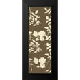 thumbnail image 2 of Villa, Mlli 9x18 Black Modern Framed Museum Art Print Titled - Brown Floral, 2 of 5