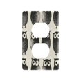 thumbnail image 3 of Switch Panel Switch Decoration 2.76x4.53x0.28 Inches Duplex Outlets Switch Plate Wall Plates Living Room Kitchen Bedroom Study Switches Black Owl, 3 of 8