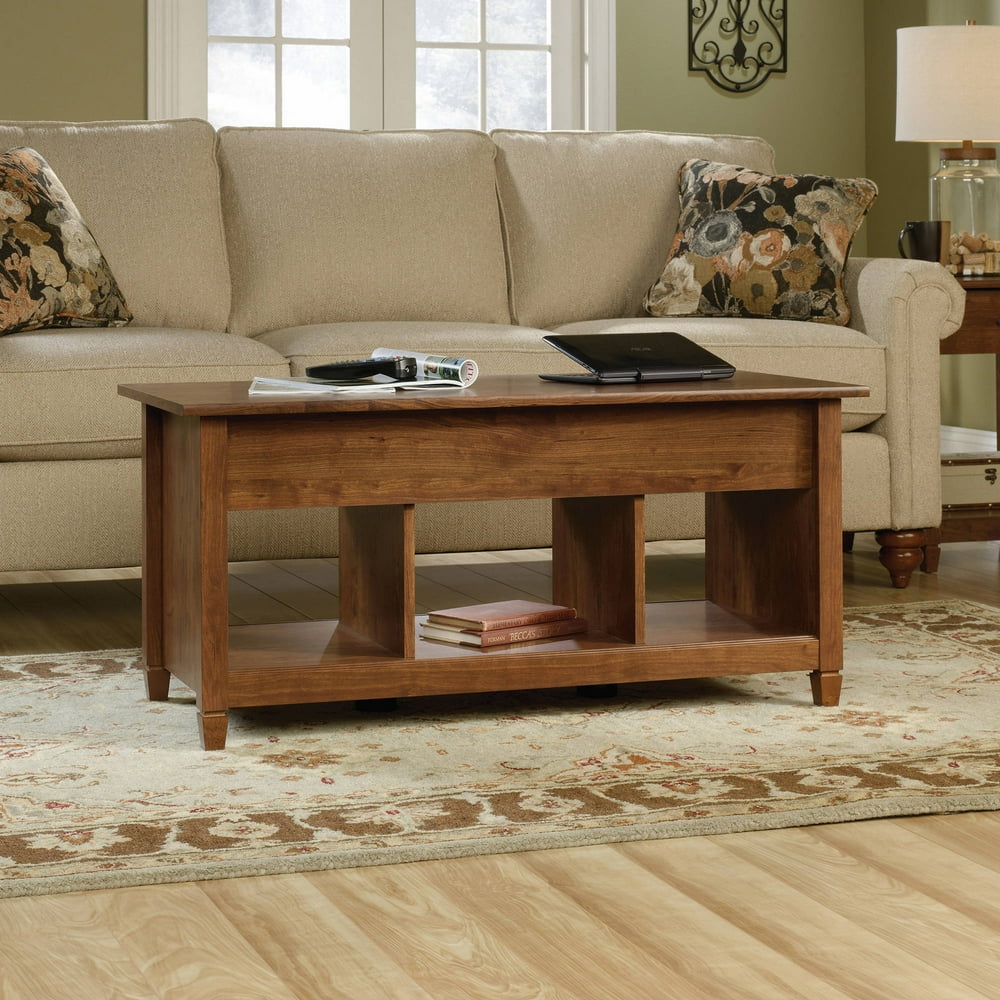 Sauder Edge Water Lift Top Coffee Table, Auburn Cherry Finish - Walmart
