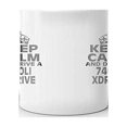 thumbnail image 3 of 740LI XDRIVE Keep Calm and Drive Coffee Tea Ceramic Mug, 3 of 3