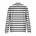 thumbnail image 3 of ZUKMRJPC Mens Classic Striped Sweater Casual Lightweight Crewneck Pullover Sweaters Fall Winter Long Sleeve Loose Fit Basic Knitted Tops, 3 of 4