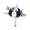 thumbnail image 3 of Ramo de novia,Porta ramos de novia con flores artificiales,Regalos de aniversario para la ceremonia de la novia y la dama de honor,Ramo de novia,decoración de flores de mano de novia,Flores de, 3 of 8