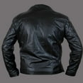 thumbnail image 7 of Noora Lambskin Black Leather Biker Jacket Club Outwear Jacket Warm Leather Jacket for Men, 7 of 7