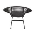 thumbnail image 5 of Cool Outdoor Basket Seat With Water- Cushions - Grey, Iron + Plastic, 30.02 In. Tall, 23.24 Wide, 36.88 Deep, 11.29 Lb, Assembly Required Contemporary Relax Chair, 5 of 7