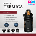thumbnail image 2 of Botella Térmica RM REGALOMEX Acero Inoxidable 800ml Frío/Caliente Verde Grande, 2 of 5