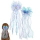 thumbnail image 5 of 2 lazos de sirena: Lazos de sirena para niñas - Horquillas con lazo y diseño de concha - Accesorios cómodos para el cabello para mujeres, 5 of 5