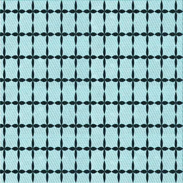 Ahgly Company Machine Washable Indoor Square Transitional Deep-Sea Green Area Rugs, 4' Square