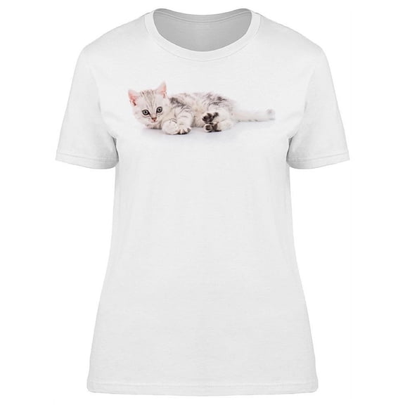 Relaxed Shorthair Cat T-Shirt Women -Image by Shutterstock, Female XX-Large