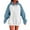 Light Blue, variant on FAIWAD Womens Oversized Hoodies Long Sleeve Drawstring Hooded Sweatshirts Color Block Casual Tops with Pocket