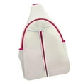 thumbnail image 3 of Vsenkes Pickleball Bag Large Capacity Lightweight Gym with Shoulder Strap White, 3 of 8
